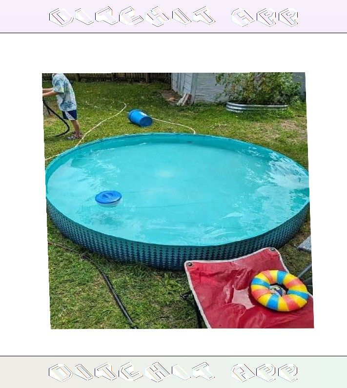wonder two Kids' Splash Pool Great for Water Play All Summer Long