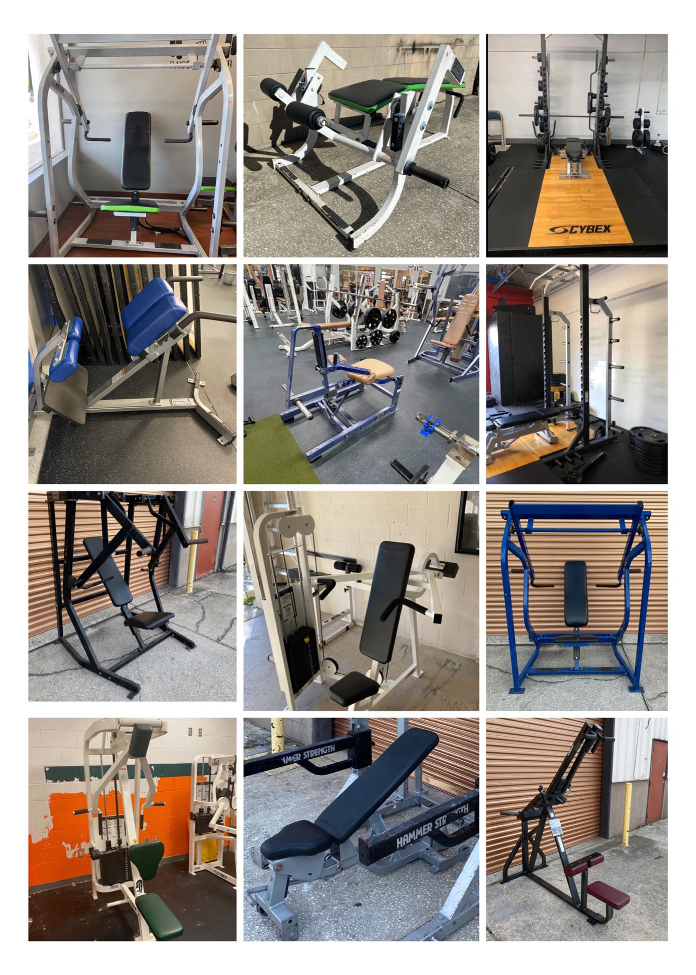 Gym Equipment, Lat, Leg, Chest & Smith Machines, Home Gyms, Leg Press, Rower, Dumbbells, Squat Racks, Benches 