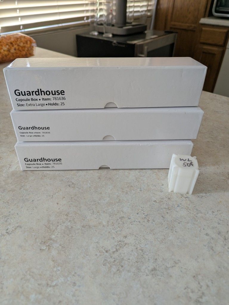Three Boxes For Coins Guardhouse Brand And Coin Holder