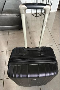 Black medium size suitcase