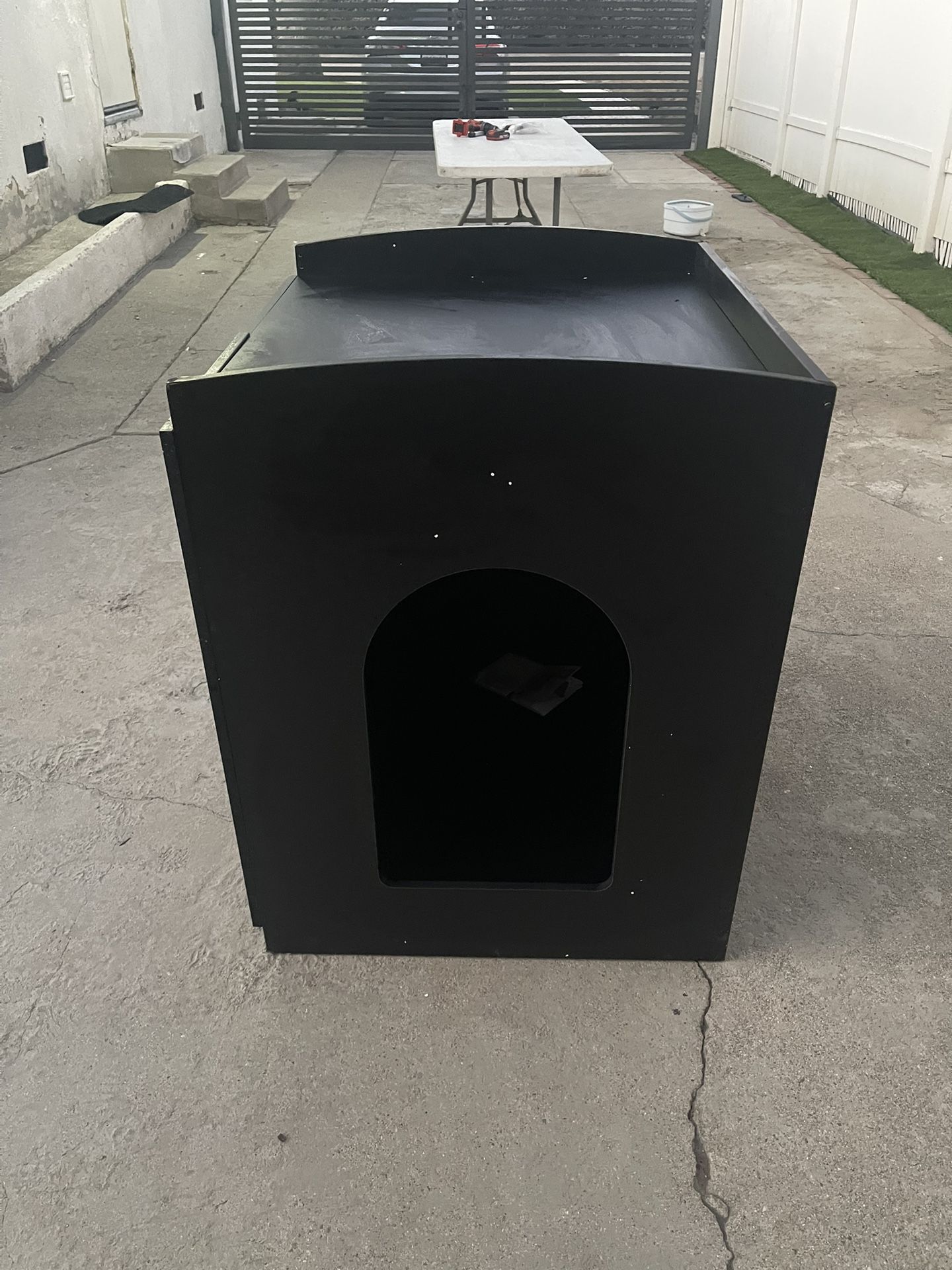 Automatic Self-Cleaning Litter Box Enclosure Cabinet