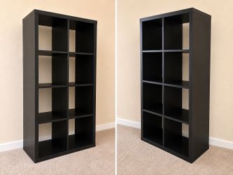 Bookcase/shelf unit IKEA KALLAX 2x4 (black) - new
