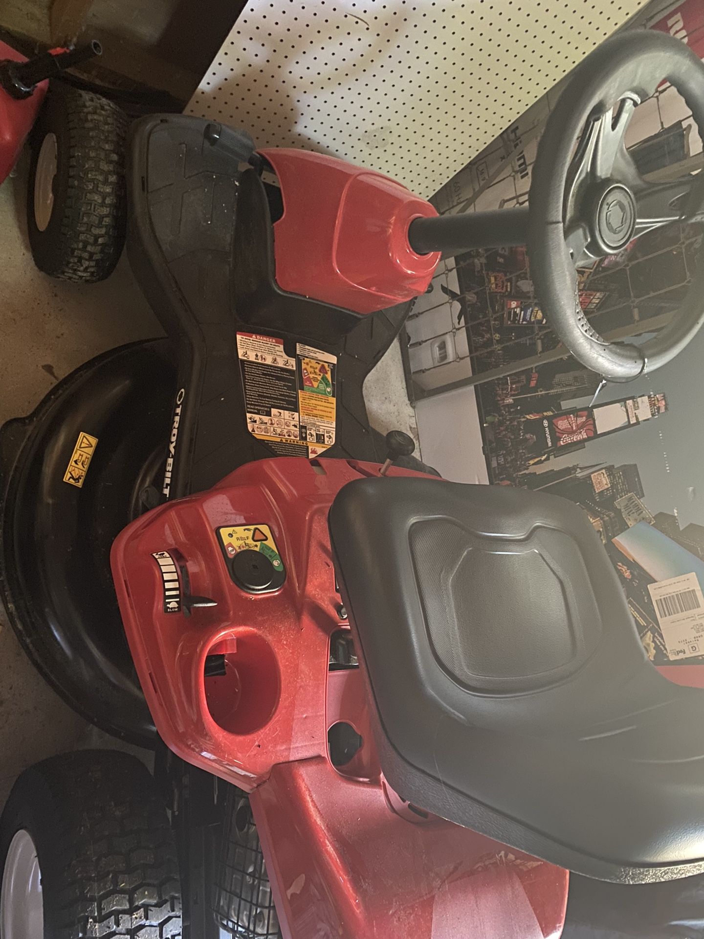 Used 1 Time Since Purchase 30 Minutes Ride On Lawn Mower Brand New Original Price 1800 / Have Now For 920.00