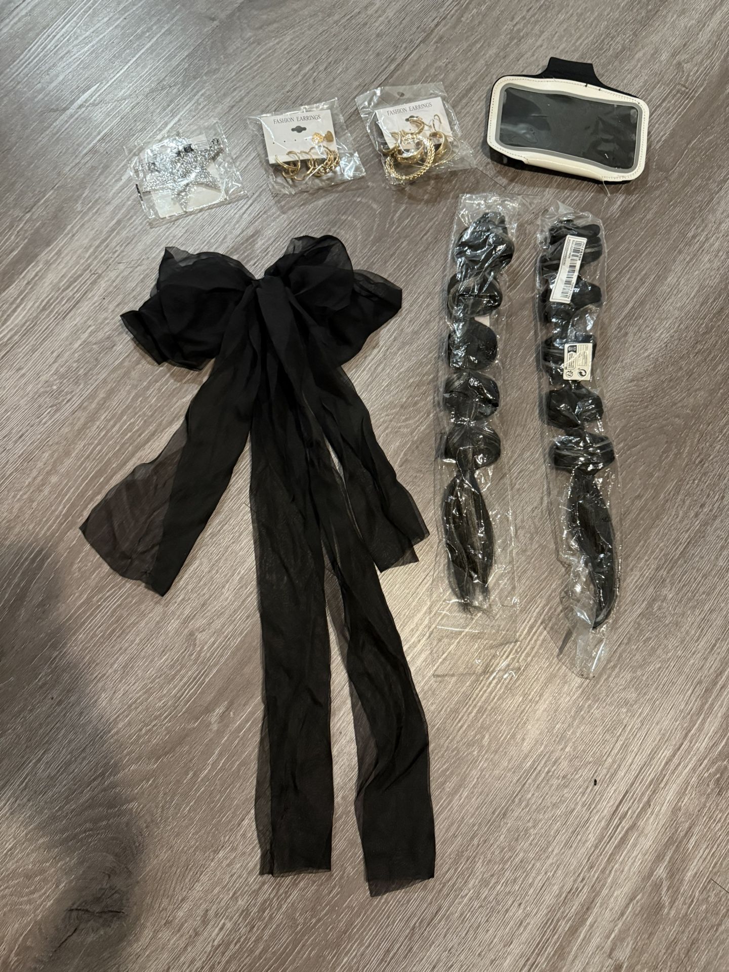 Cute Bow | Braided hair | Waterproof phone cover | Star Hair Stick | Earrings