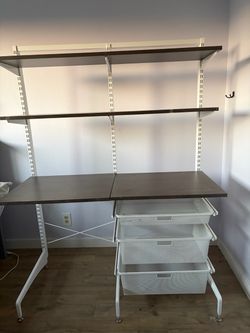 Container store elfa desk