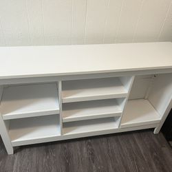 White Coffee / Tea Bar Console Cabinet 