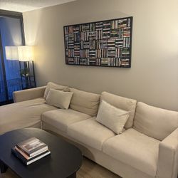 Beige IKEA Sectional 