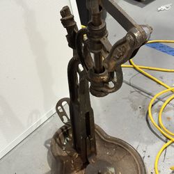 Antique Cast Iron Wine Corking Machine from France, circa 1900