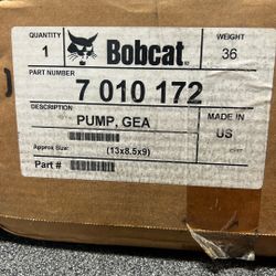 Brand new BOBCAT GEAR PUMP