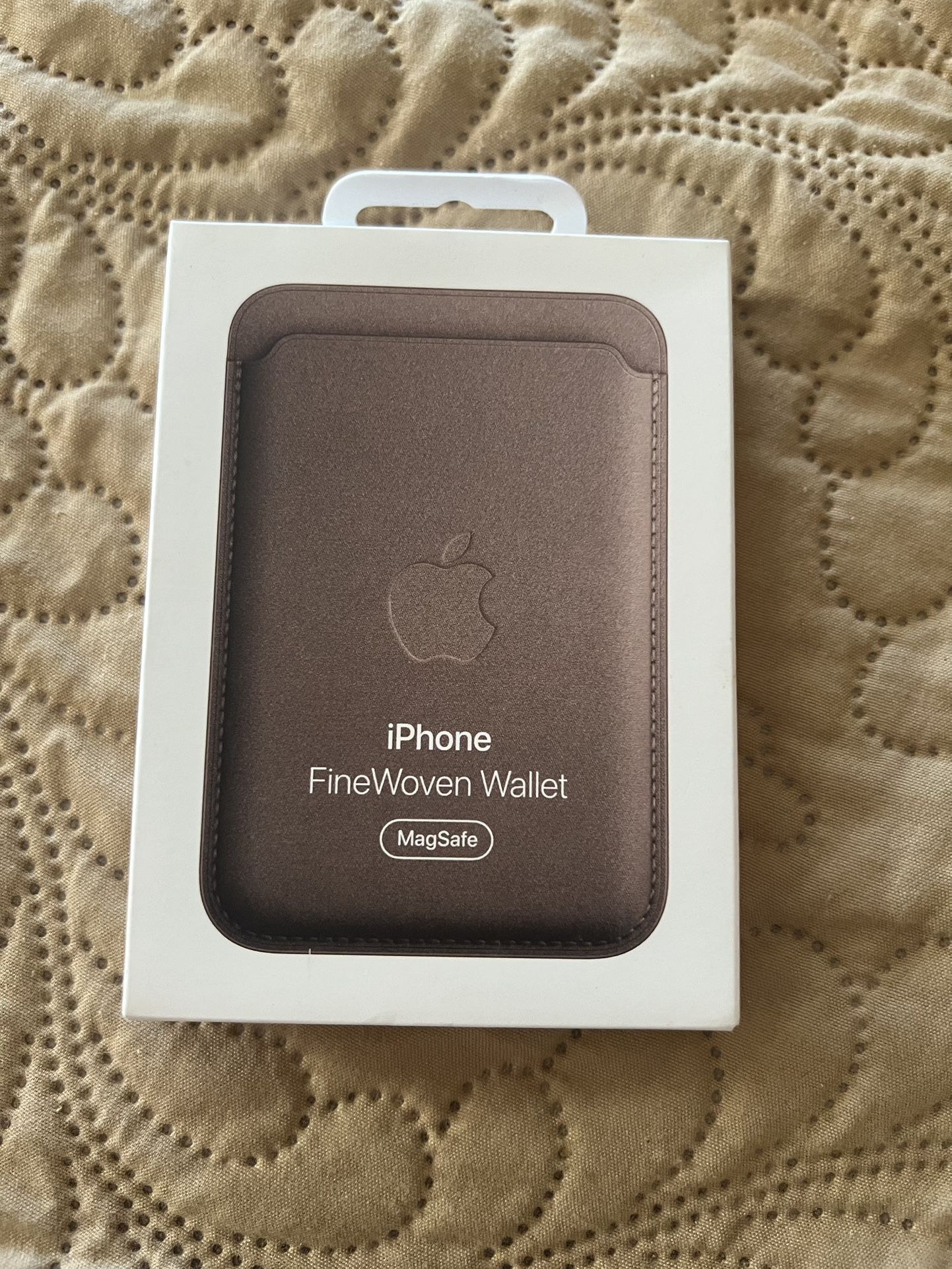 Apple - iPhone FineWoven Wallet with MagSafe - Taupe