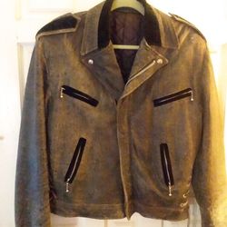 Leather jacket size med/large