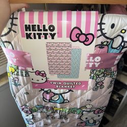 Hello Kitty Quilted Blanket 