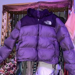 the north face jacket 1996 Retro Nuptse purple small