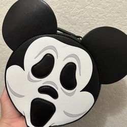 Mickey Scream Purse + Backpack