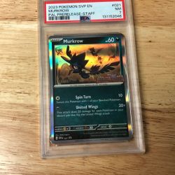 Psa Pokemon Card Staff