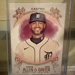 MLB baseball Card Willi Castro Detroit Tigers 1/1