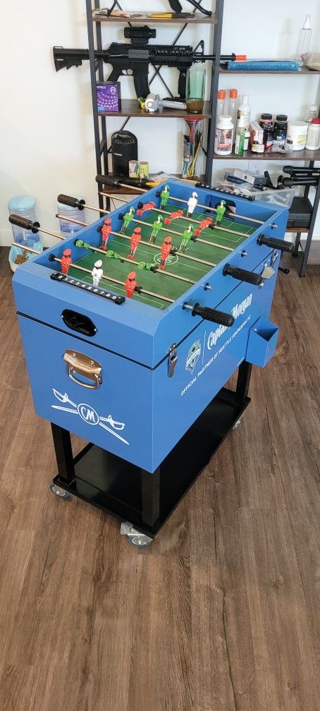 Captain Morgan Foosball Table / Cooler With Bottle Opener