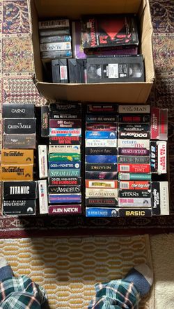 VHS movie lot