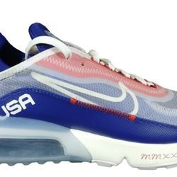 Nike Air Max 2090 Blue and Orange Sneakers