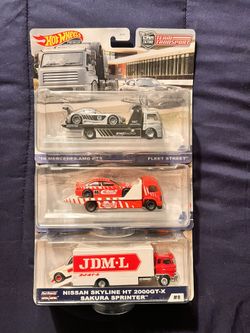 Lot Of 3 Team Transport Hot Wheels #hotwheels Bmw Nissan Mercedes Hot Wheels Shipping Only 📦📦📦