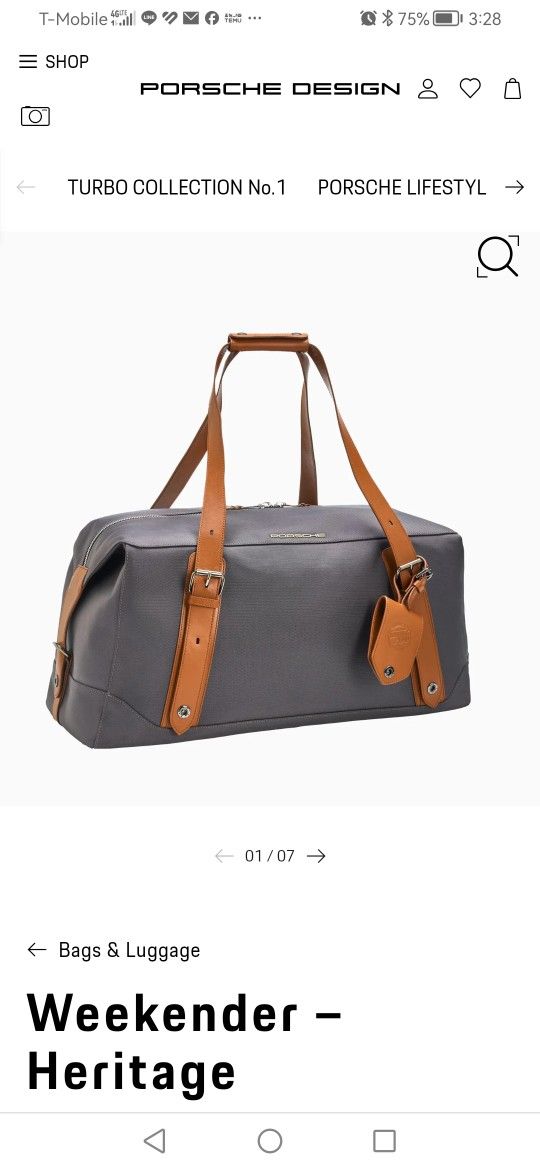 Porsche Weekender Hermitage Bag