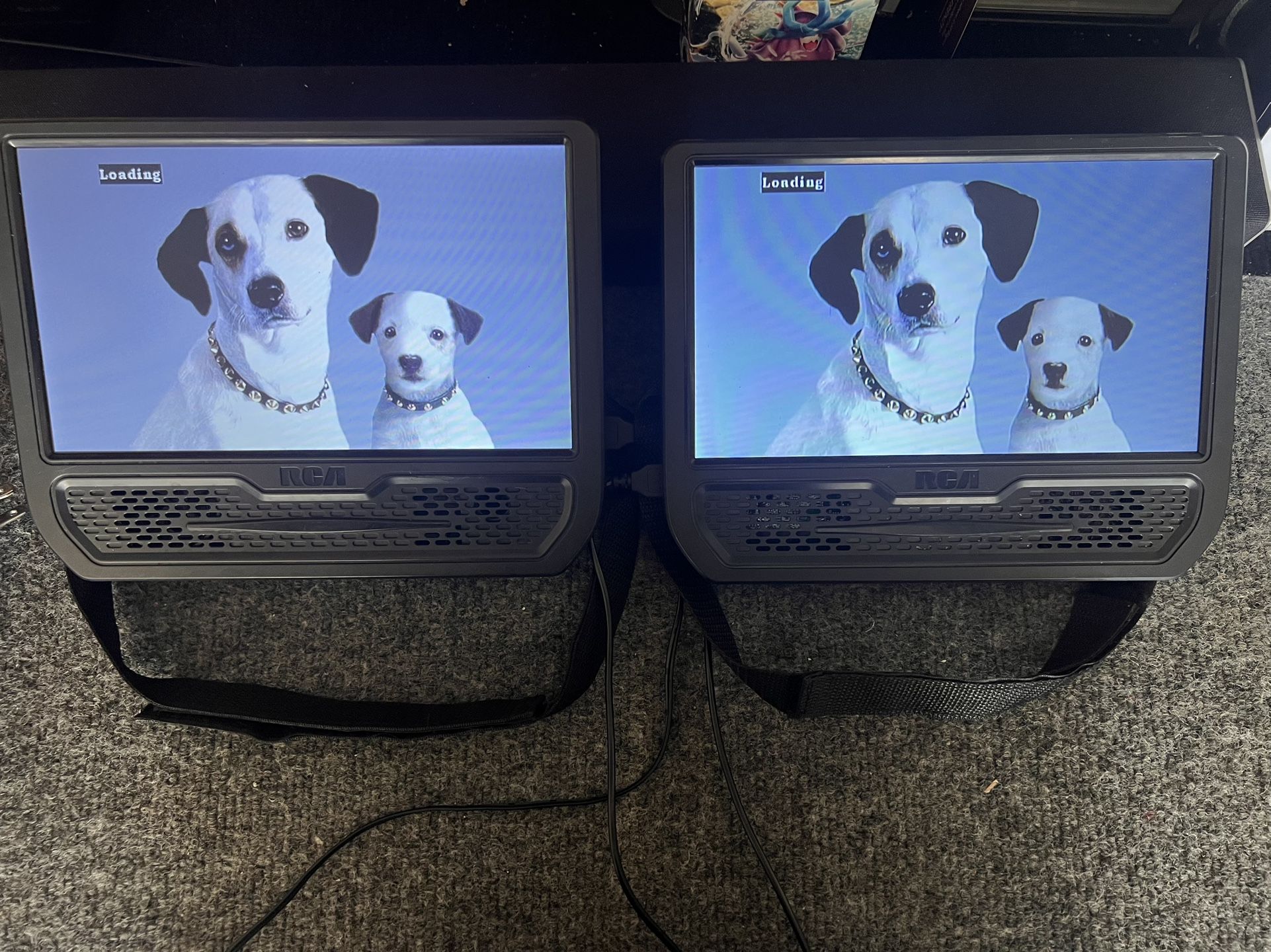 RCA Portable seat-back dvd players x2 