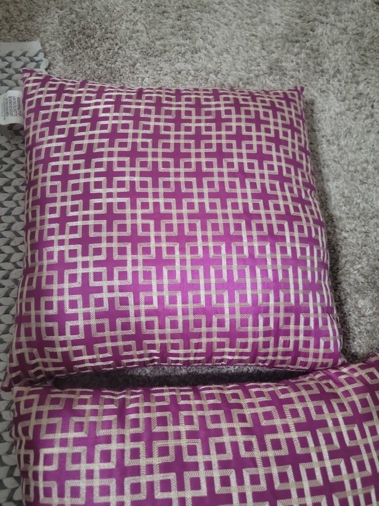 2 Throw Pillows