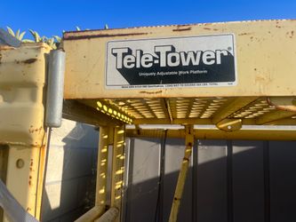 Tele-Tower Model 1101 Adjustable Work Platform $1,000.00 or BEST OFFER