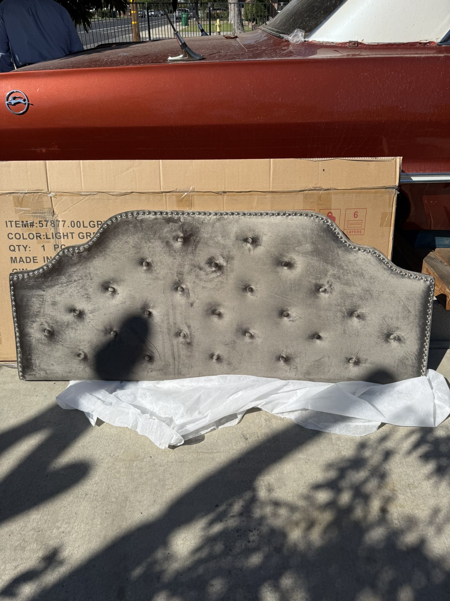 Upholstered Nailhead Headboard