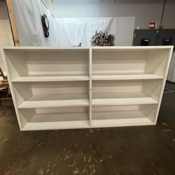 White Wooden Storage Shelf 