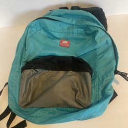 VANS Off The Wall Backpack Black/Blue Skateboard School Bag