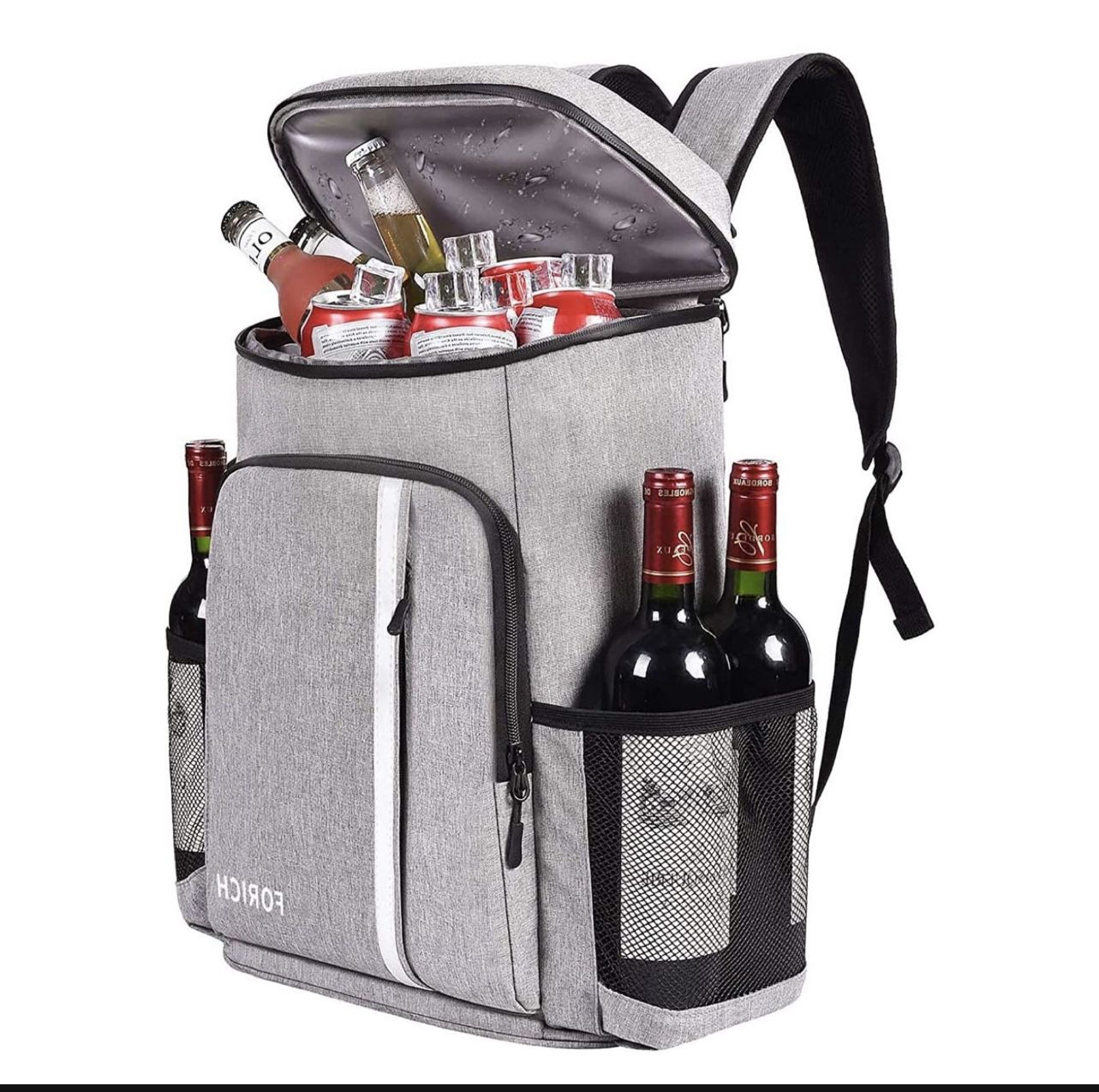 FORICH Backpack Cooler Leakproof Insulated Waterproof Backpack Cooler Bag, Lightweight Soft Beach Cooler Backpack for Men Women to Work Lunch Picnics