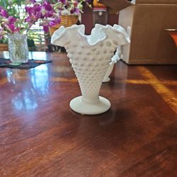 Milk Glass Vase