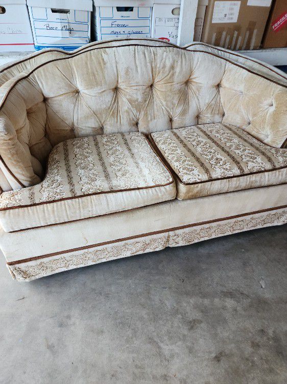 Vintage 1960s Sofa And Loveseat