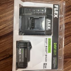 Flex Starter Kit Charger and Batt