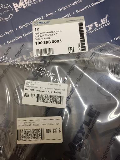 Meyle Transmission Filter Kit