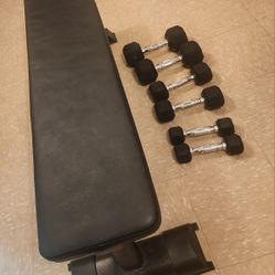 Flat Bench  With Dumbells 