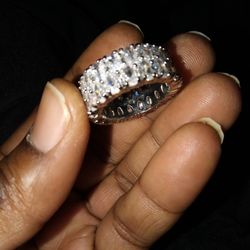 Moisenite Diamond Ring