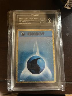 2023 pokémon japanese holo water energy psa 9