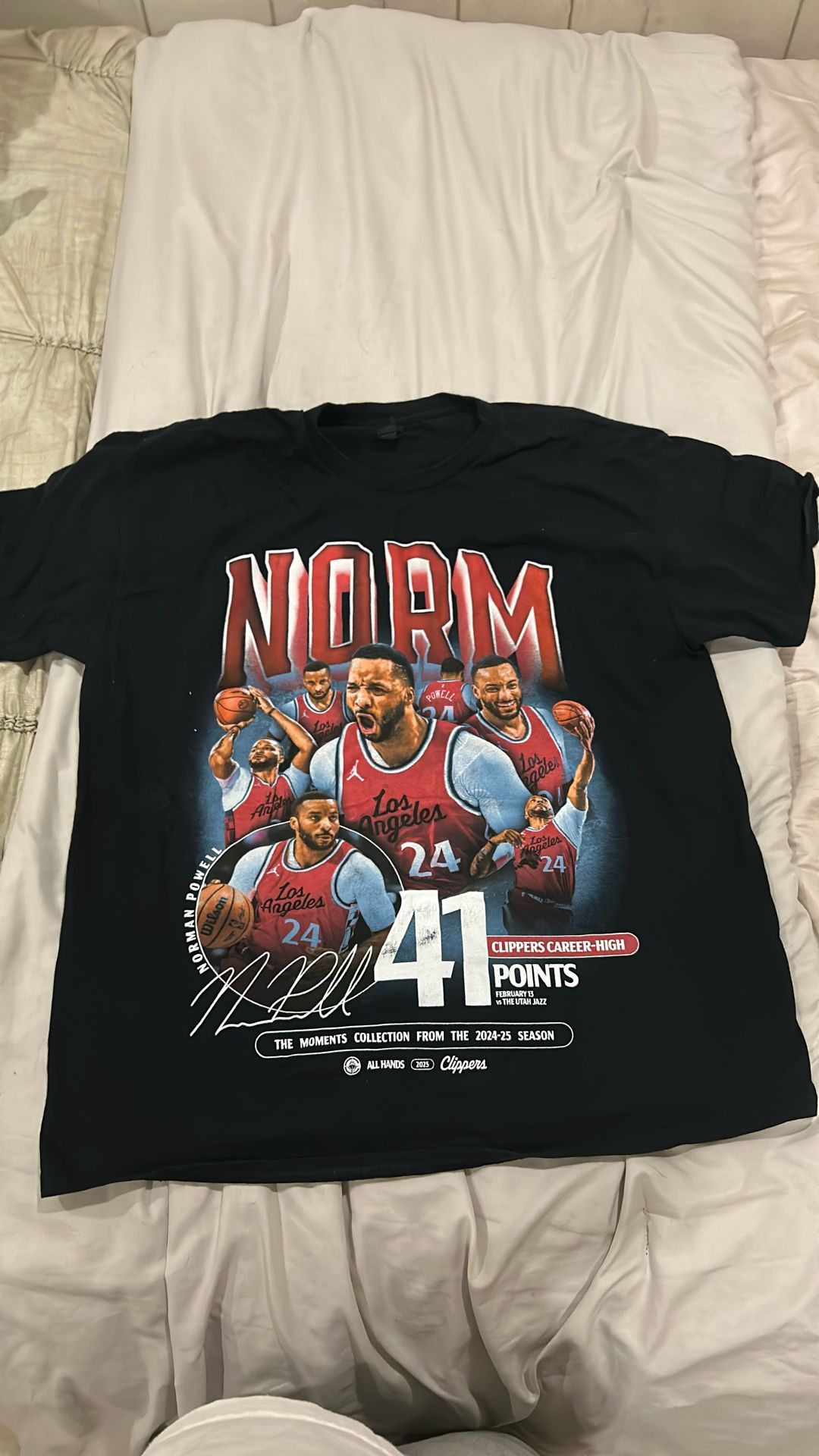 Los Angeles Clippers Norm Powell T-Shirt 