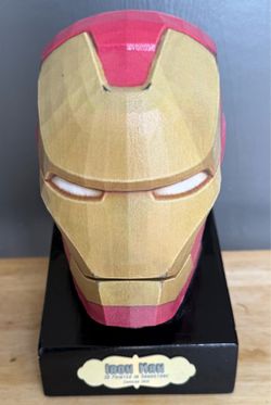 Unique 3D printed sandstone Iron Man Bust