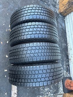 Set of 4 nice Good year Wrangler LT245/75/16 ( We install & balance)