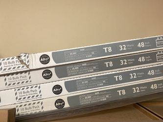 T8 32 Watts 48” Light Tube For Laundry Room Or Garage Lights. 