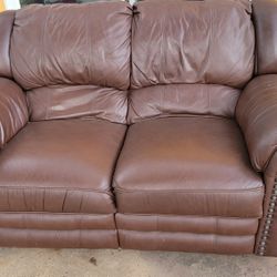 Leather Couch 