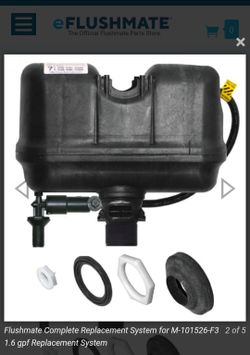 Pressurized flush tank