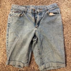 Riders Light Wash Denim Jean Shorts