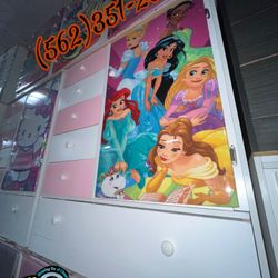 Princess Closet Wardrobe Dresser New Ropero Bonito 