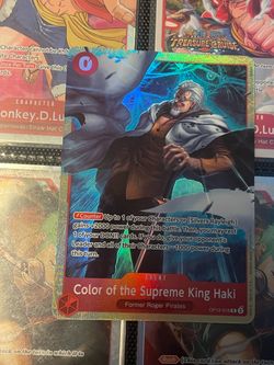 One piece Tcg color of supreme king haki