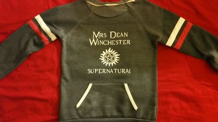 Mrs DEAN WINCHESTER Super Soft Womens Wide Neck Sweatshirt or Choose Ur Own Design
