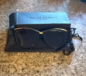 Prive Revaux The Juliet 807 Black Cat Eye Polarized Sunglasses 53-20-140